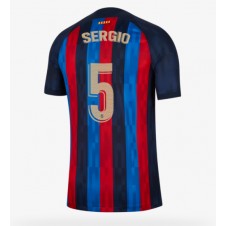 Barcelona Sergio Busquets #5 Hjemmedrakt 2022-23 Kortermet